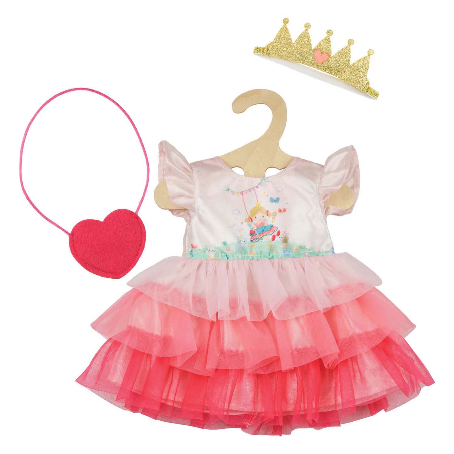 Heless poppenjurk prinses emily, 28-35 cm