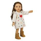Heless poppenlaarsjes suede, 30-34 cm - afbeelding 2