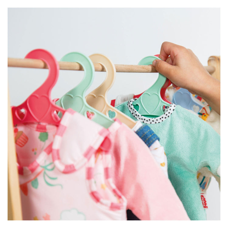 Heless poppenhangers pastelkleuren - 6st.