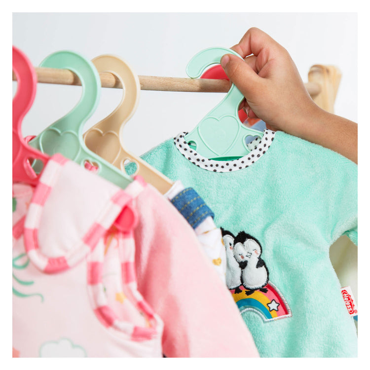 Heless poppenhangers pastelkleuren - 6st.