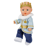 Heless poppenoutfit winterprins luka met kroon en kraag - maat 35-45 cm - afbeelding 4