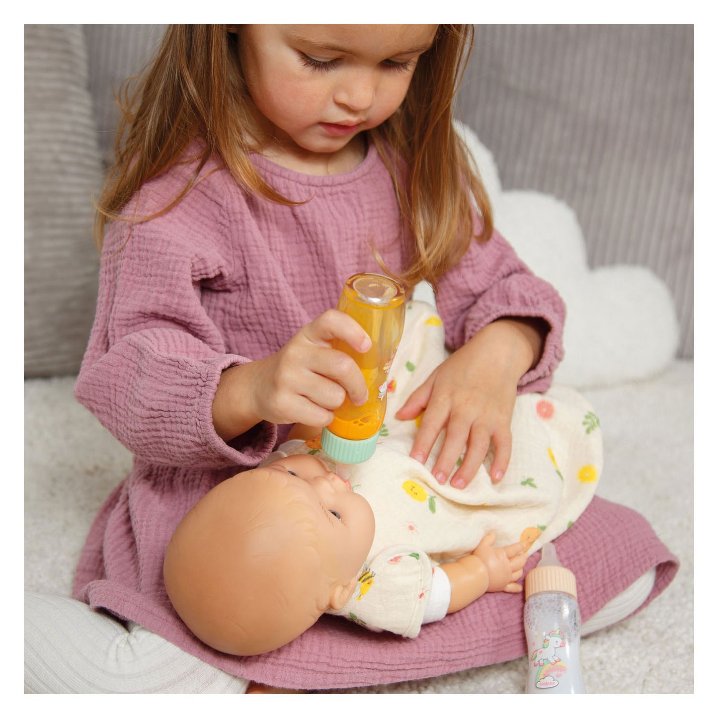 Heless slaapzak voor poppen cheeky fruits - maat 35-45 cm
