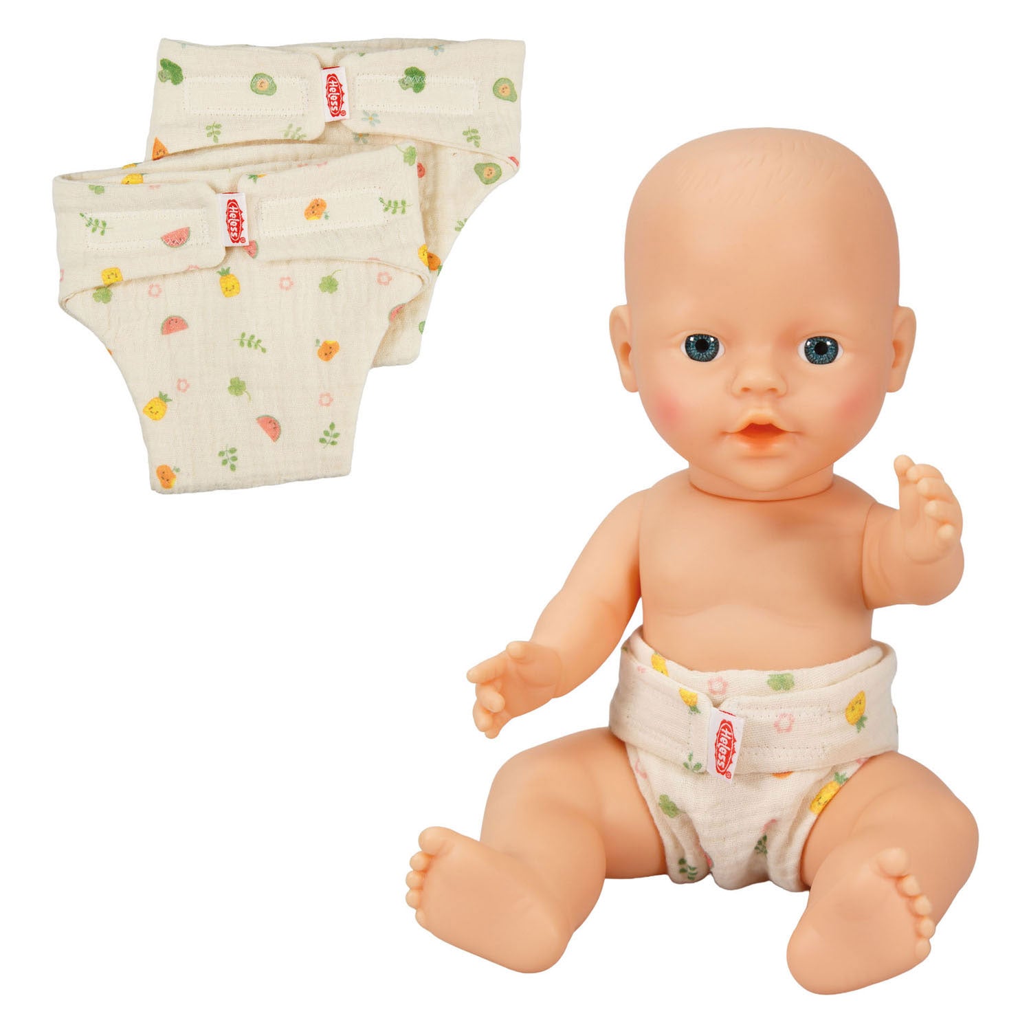 Heless poppenluiers cheeky fruits - maat 28-35 cm