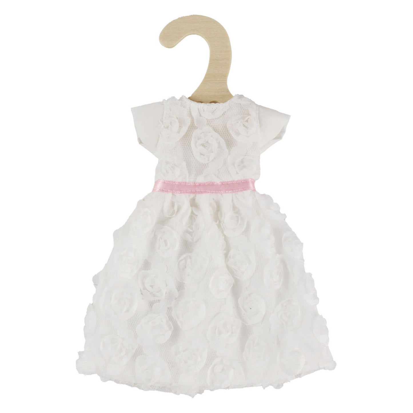 Heless witte jurk voor modepoppen - 29cm