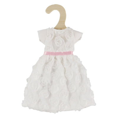 Heless witte jurk voor modepoppen - 29cm
