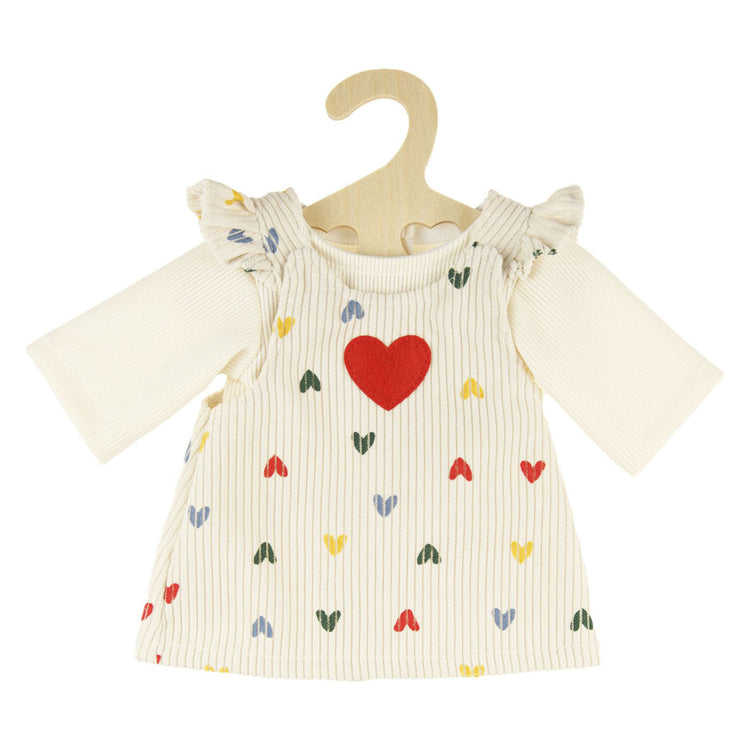 Heless meisjes babypop met corduroy jurk - 34cm