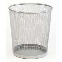 Prullenbak office depot 260x280mm zilver