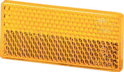Hella rückstrahler backlight 70x32mm self-adhesive yellow
