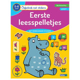 Deltas oefenboek met stickers - eerste leesspelletjes (5-6 jaar) - afbeelding 1