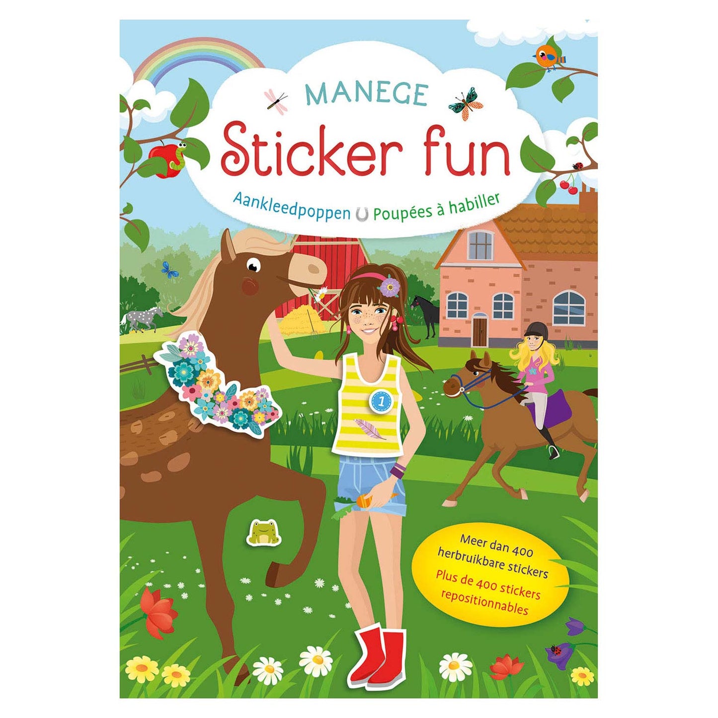 Deltas manege sticker fun aankleedpoppen