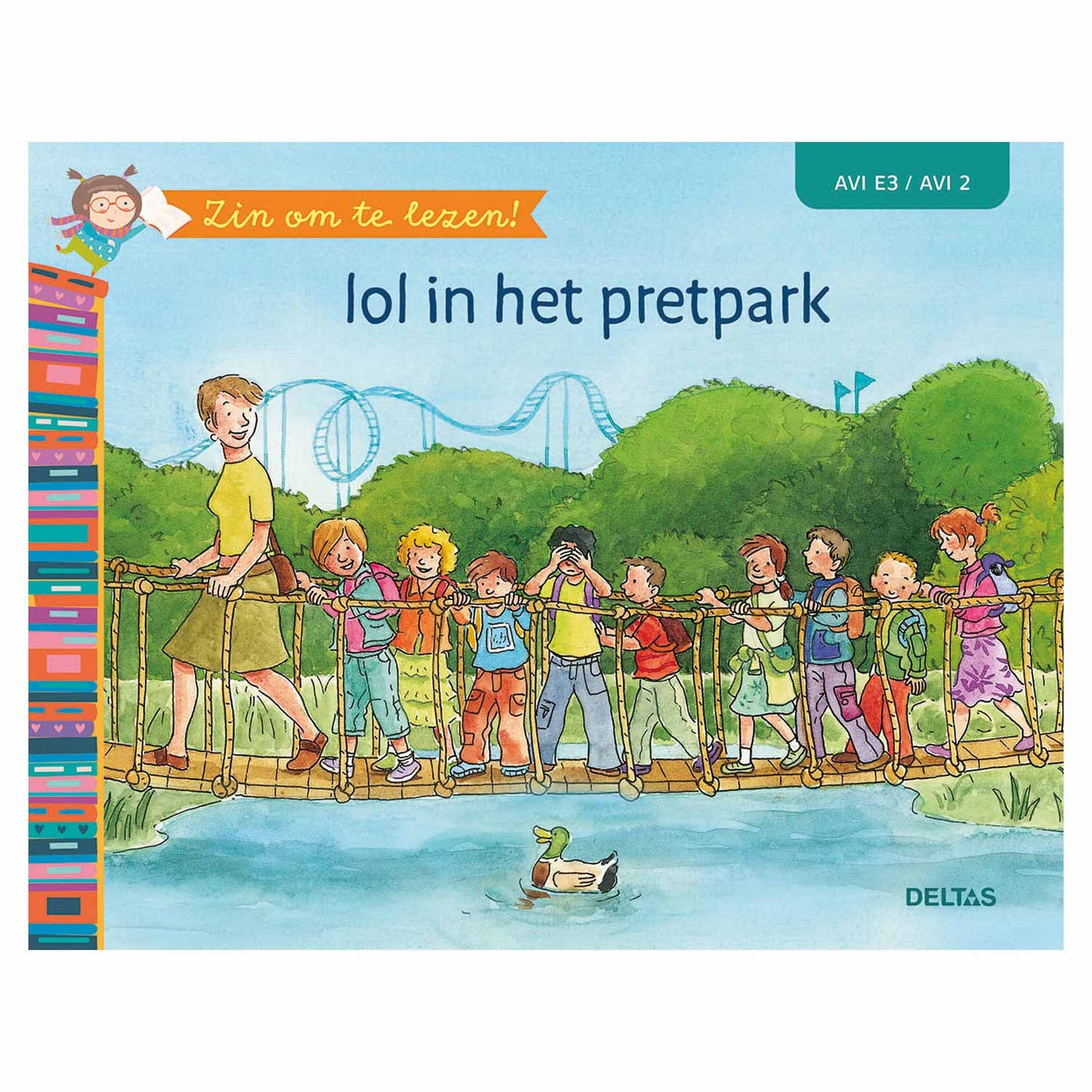 Deltas zin om te lezen! lol in het pretpark (avi-e3)