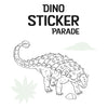 Deltas dino sticker parade
