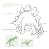 Deltas dino sticker parade