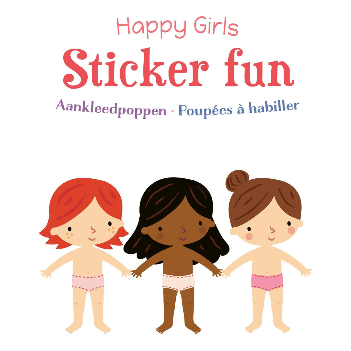 Deltas Happy Girls Sticker Fun Aankleedpoppen