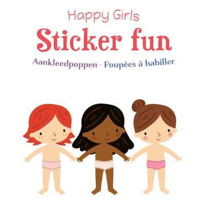 Deltas happy girls sticker fun - aankleedpoppen