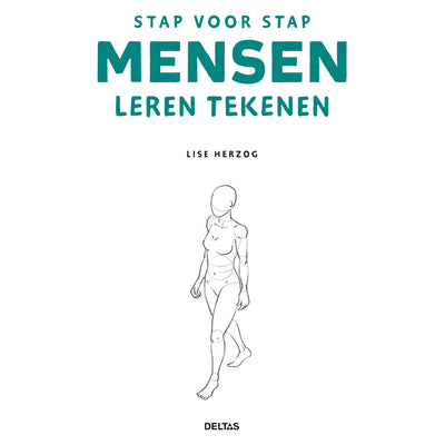 Deltas stap voor stap mensen leren tekenen hobbyboek
