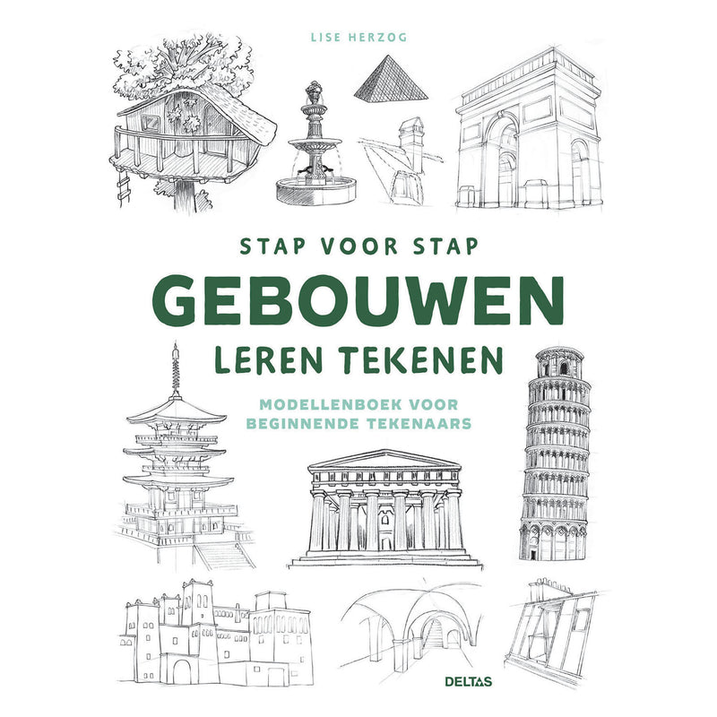 Deltas stap voor stap gebouwen leren tekenen hobbyboek