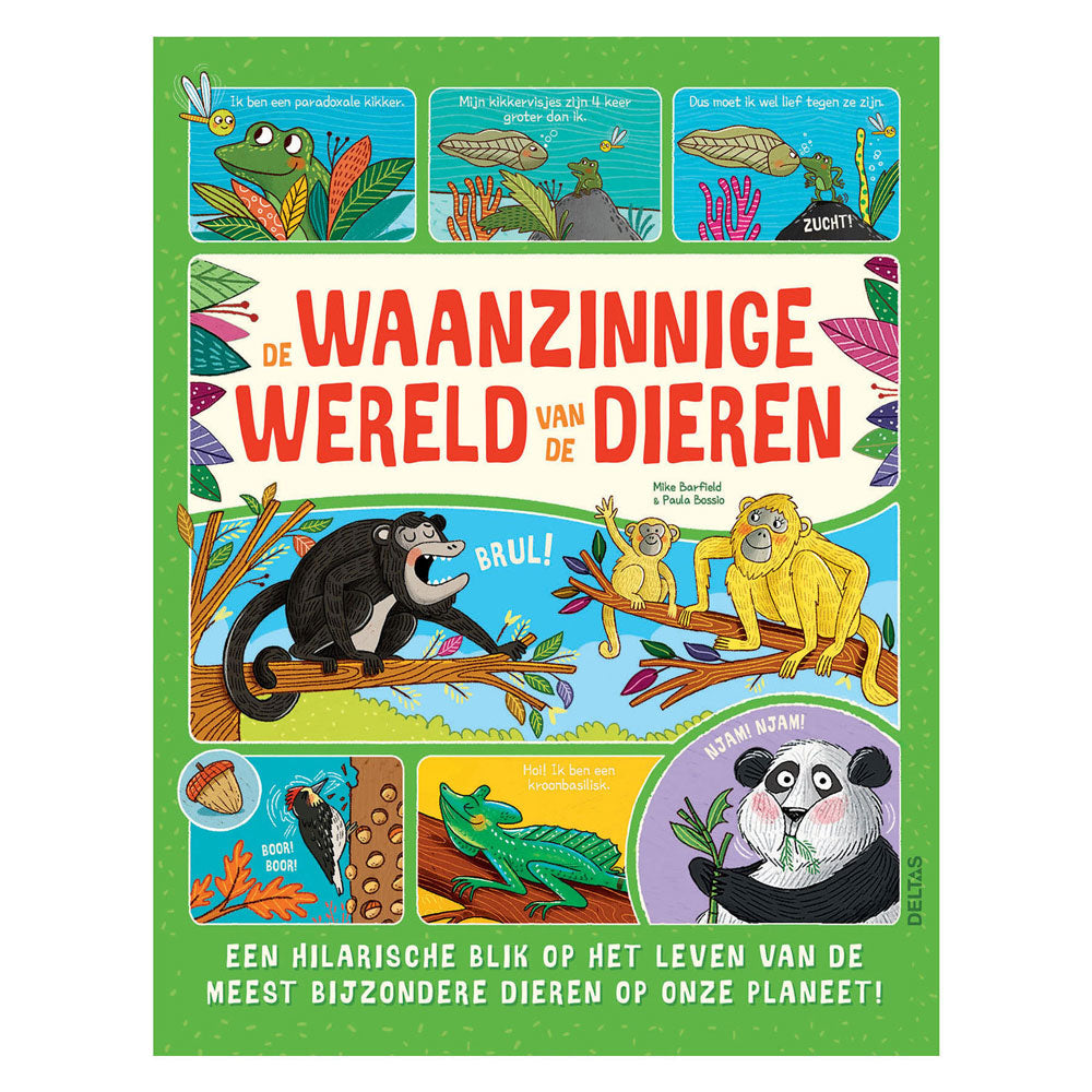 Deltas de waanzinnige wereld van de dieren kinderboek