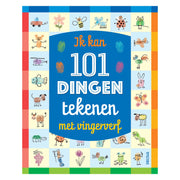 Deltas ik kan 101 dingen tekenen met vingerverf hobbyboek - afbeelding 1