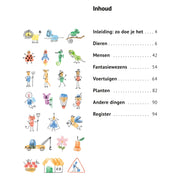 Deltas ik kan 101 dingen tekenen met vingerverf hobbyboek - afbeelding 3