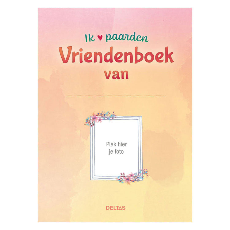 Deltas ik hou van paarden vriendenboek