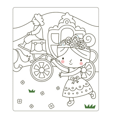 Deltas little princess sticker fun - aankleedpoppen little princess sticker fun - poupées à habiller