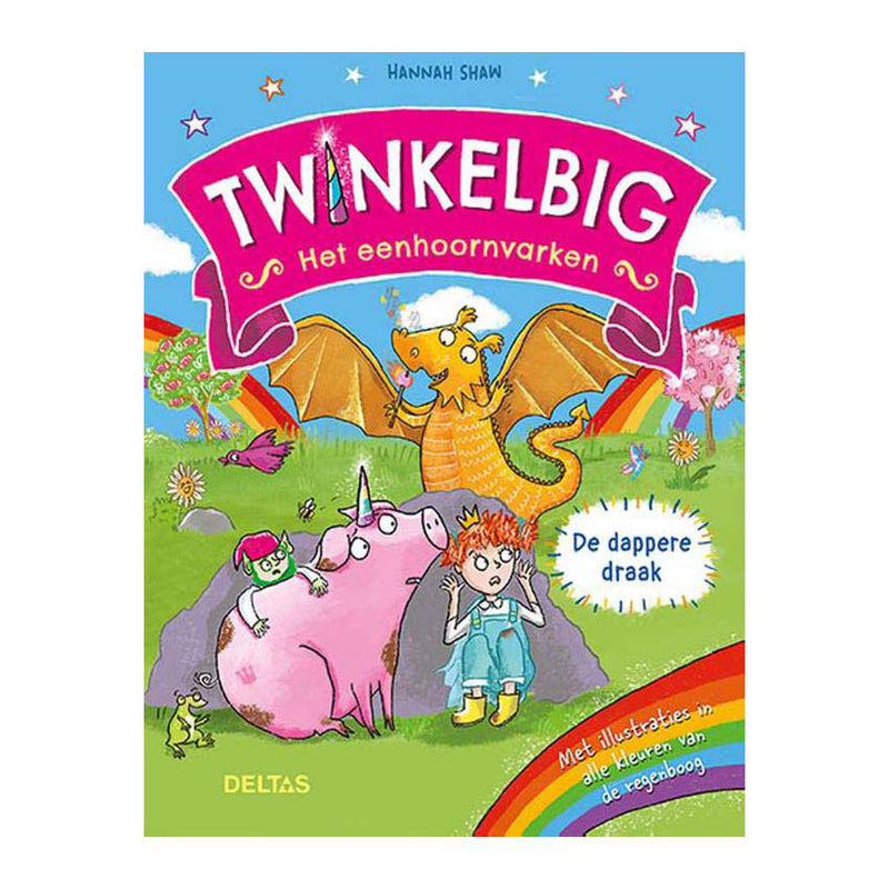 Deltas twinkelbig het eenhoornvarken - de dappere draak