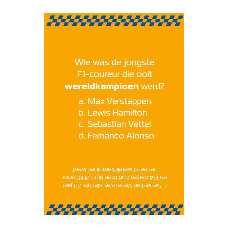 Deltas let's quiz! - formule 1