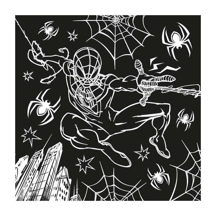 Deltas marvel spider-man kraskaarten