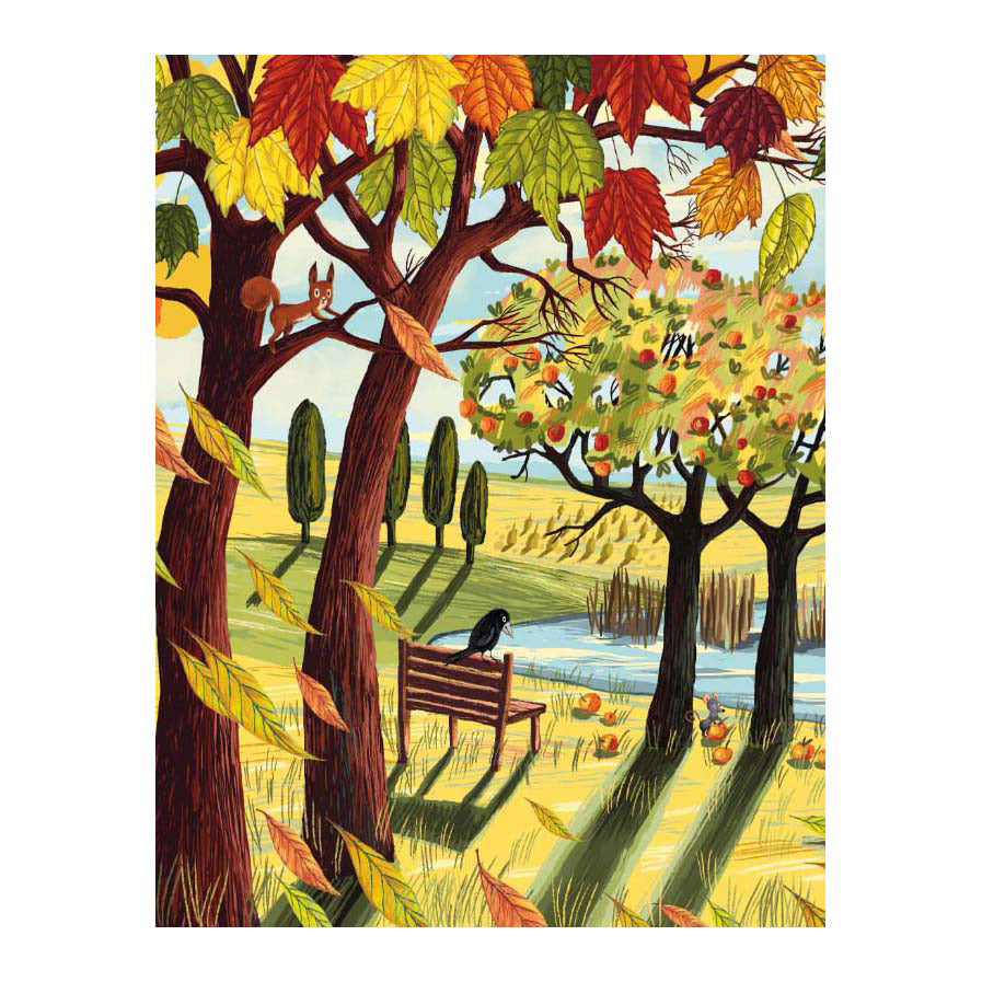 Deltas op een zonnige herfstdag