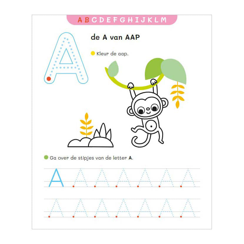 Deltas mijn eerste a, b, c oefenboek