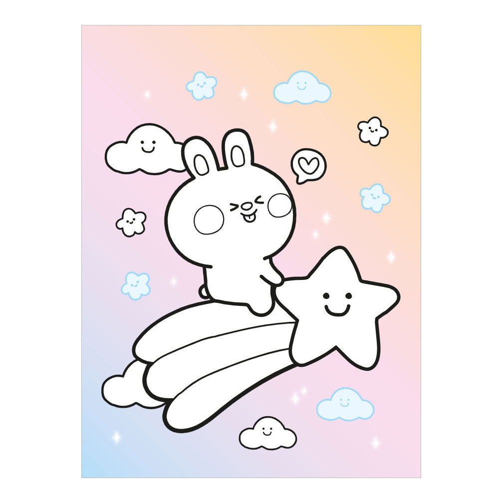 Deltas kawaii color and sticker fun kleurboek