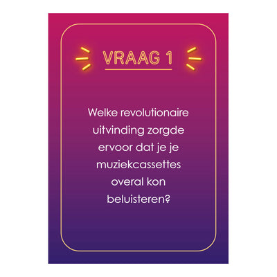 Deltas hoera 50 jaar! quiz