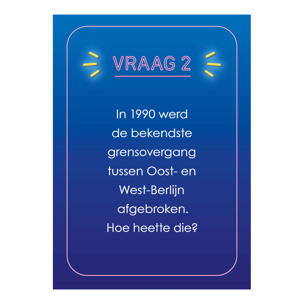 Deltas hoera 50 jaar! quiz