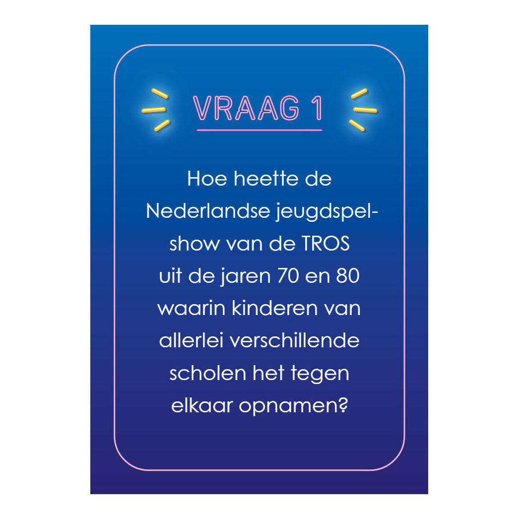 Deltas hoera 60 jaar! quiz