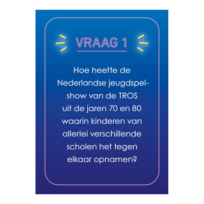 Deltas hoera 60 jaar! quiz