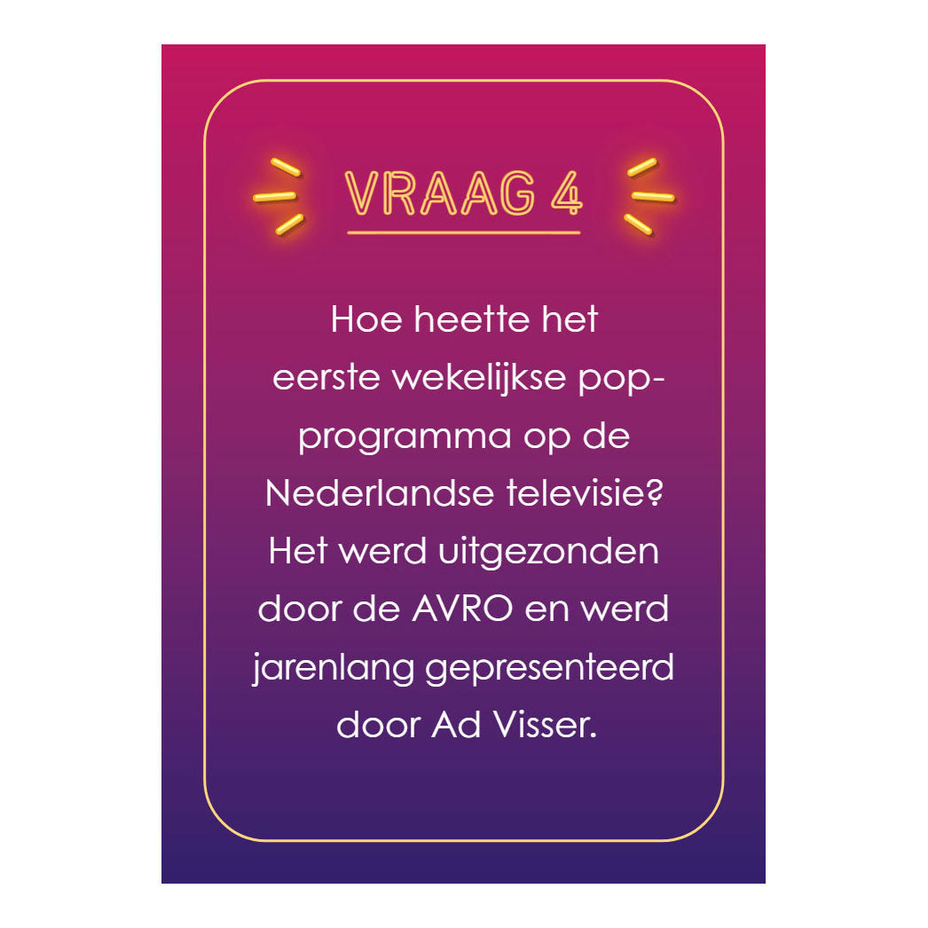 Deltas hoera 60 jaar! quiz