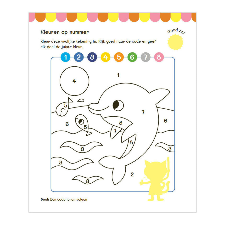 Deltas vakantie oefenboek met stickers naar groep 3