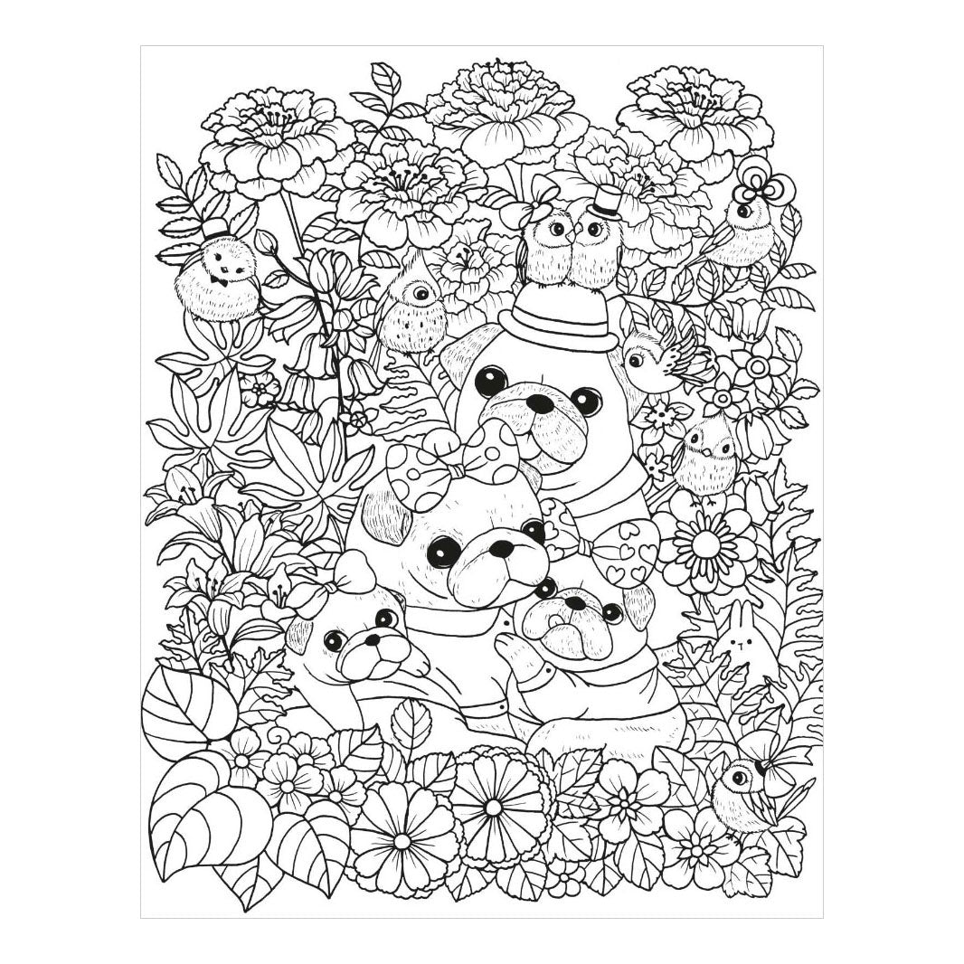 Deltas schattige puppy's kleurboek