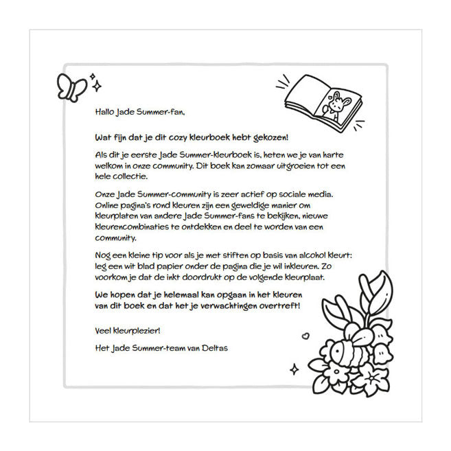 Deltas cozy jobs - comfy kleurboek jade summer