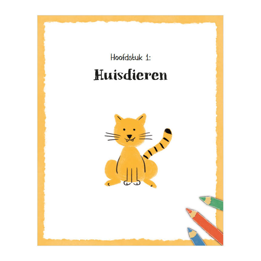 Deltas mijn eerste tekenboek - vrolijke dieren