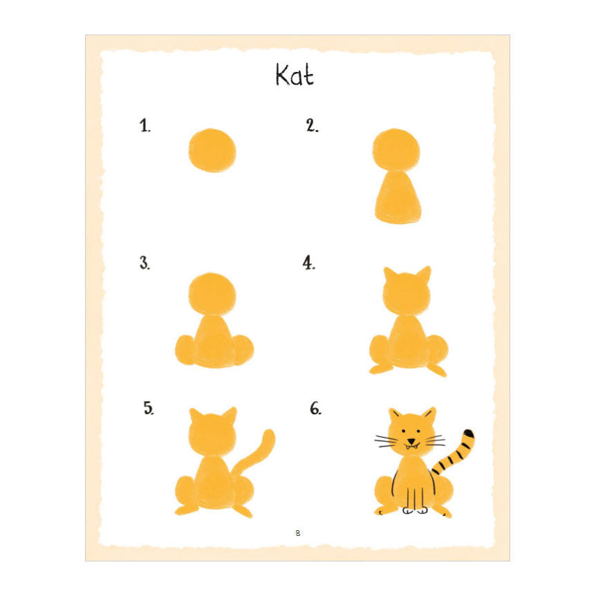 Deltas mijn eerste tekenboek - vrolijke dieren