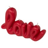 Ootb kaars love rood 20x3,8x11,8cm - afbeelding 1