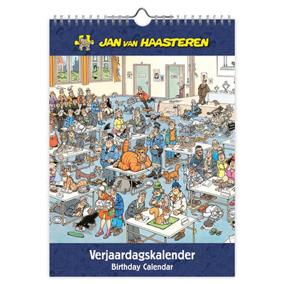 Comello jan van haasteren verjaardagskalender 18x25cm
