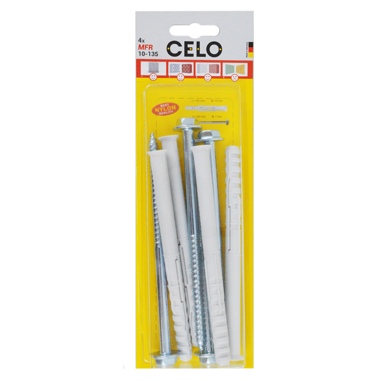 Celo 1065493 - multifunctionele raamplug mfr 10-135 sb tx | 5 stuks