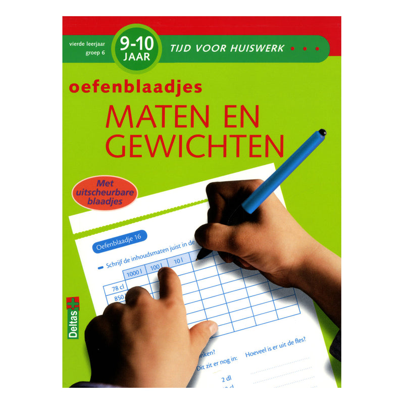 Deltas oefenblaadjes maten en gewichten