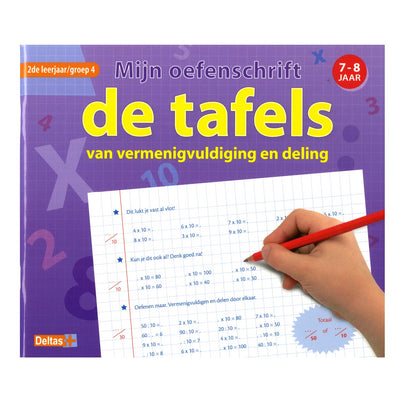 Deltas mijn oefenschrift de tafels 7-8 jaar