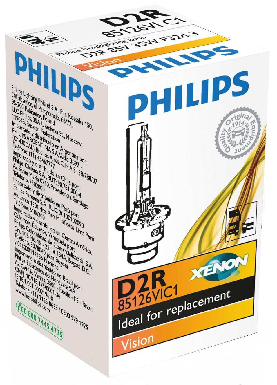 Philips hoofdlamp xenon vision d2rvision c1