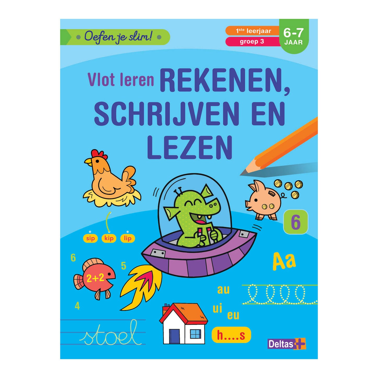 Vlot Leren Rekenen, Schrijven en Lezen, 6-7 jaar