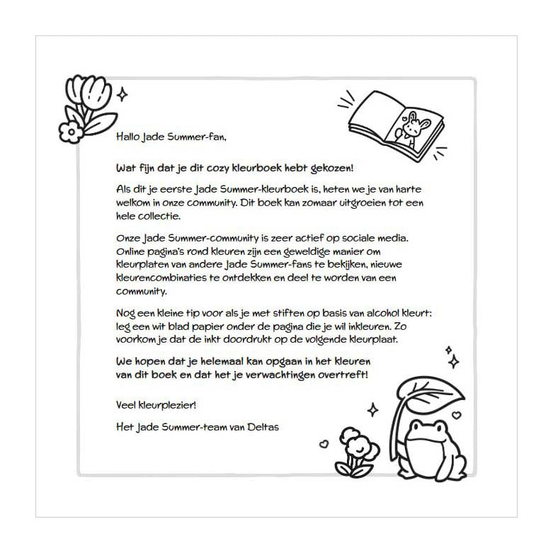 Deltas cozy europe - comfy kleurboek jade summer